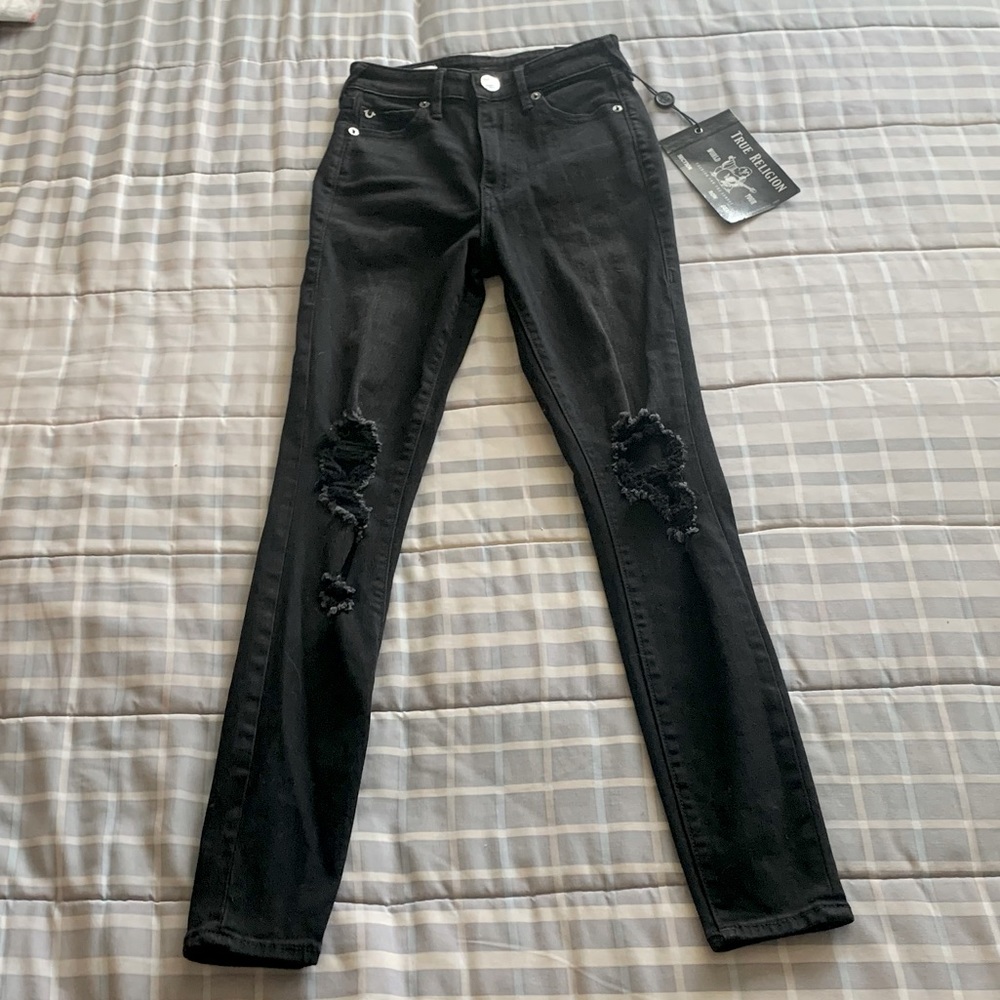 True Religion ultra high rise skinny jeans NEVER WORN